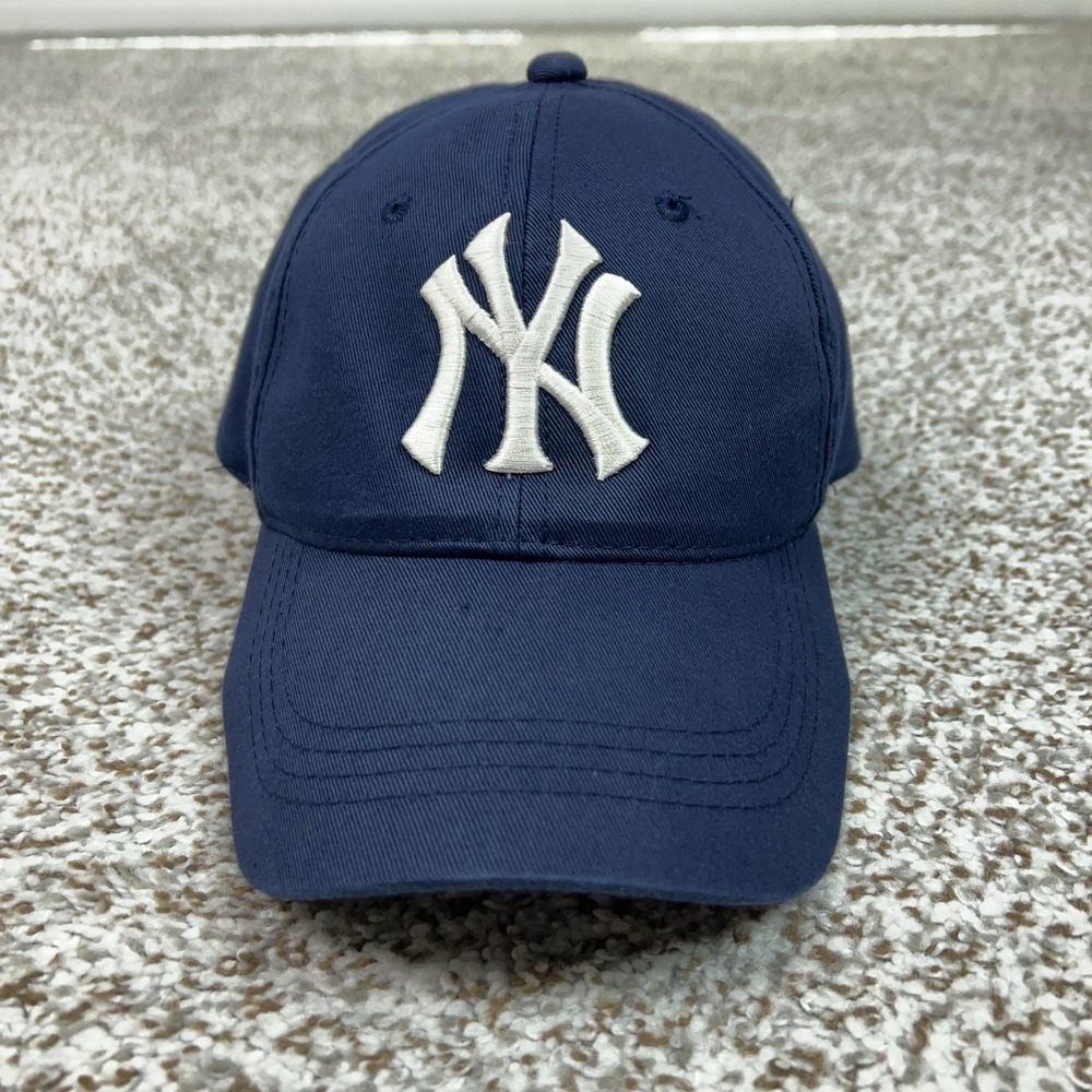New York Yankees Mens Hat Strap Back One Size Blue Baseball MLB Drew Pearson